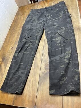 Viktos Pants Mens 34x32 Black Multicam Camo Contractor MC Tactical Ripstop Cargo